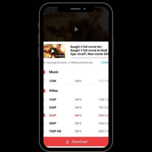 VidMate Batch Playlist Downloads